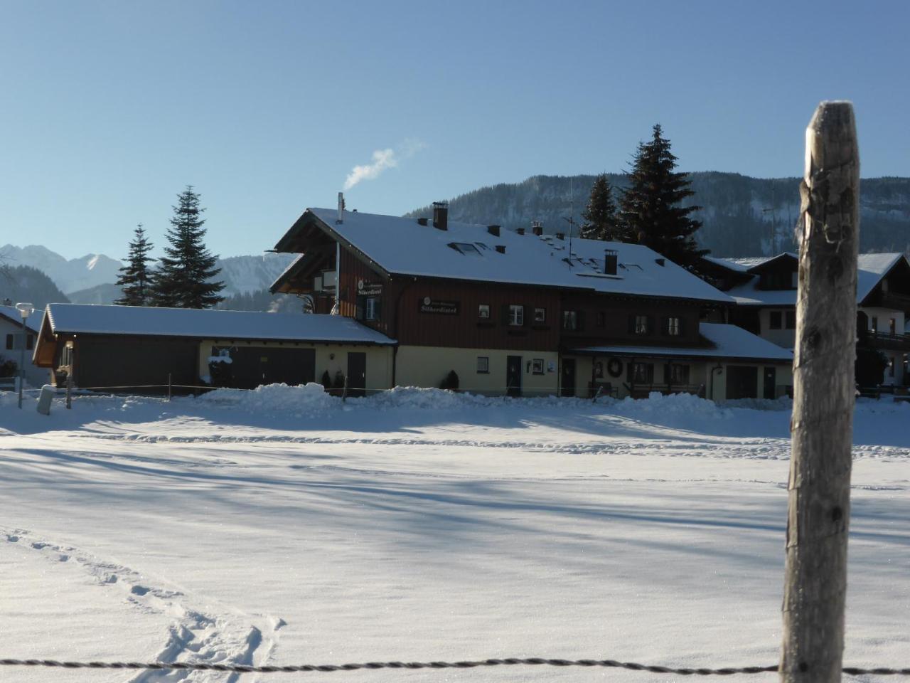 Ferienhotel Silberdistel garni Bolsterlang Exterior foto